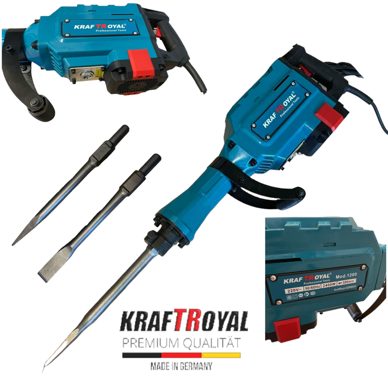 GIGGER KRAFTROYAL 2400W chipper for chipping and drilling