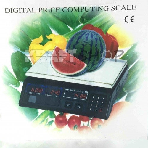 Electronic scale up to 40 kg with a metal top