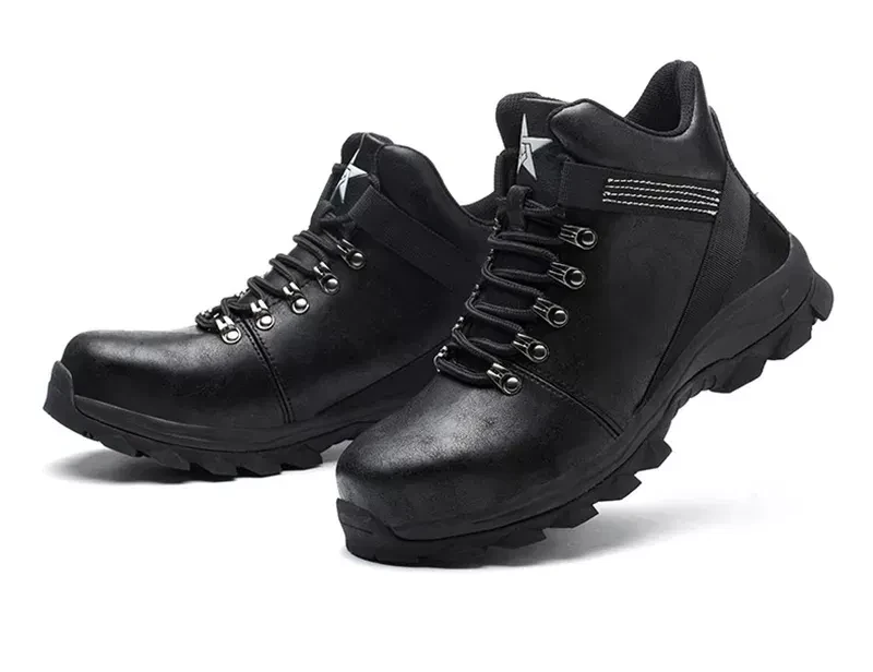 Men's work safety shoes Metal bomb Boots safety shoes