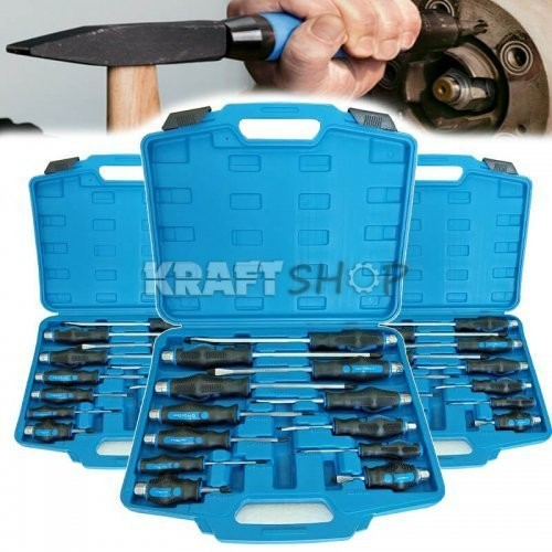 Impact screwdriver set 12 pieces KraftWORLD in screwdriver case