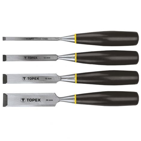 Set of Topex chisels 4 pcs. 6-24 mm