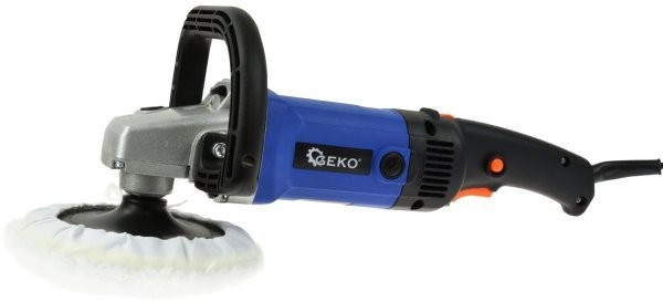 Polisher GEKO G80292 has a power of 1200 W and a disc diameter of 180 mm.