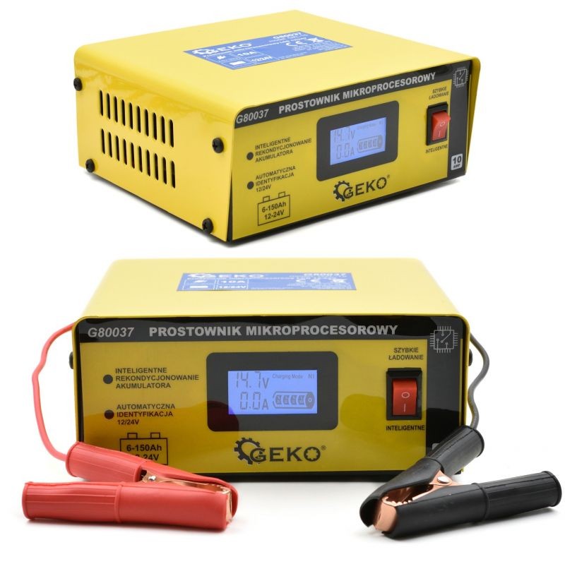 Battery charger with 4-step automatic charging function