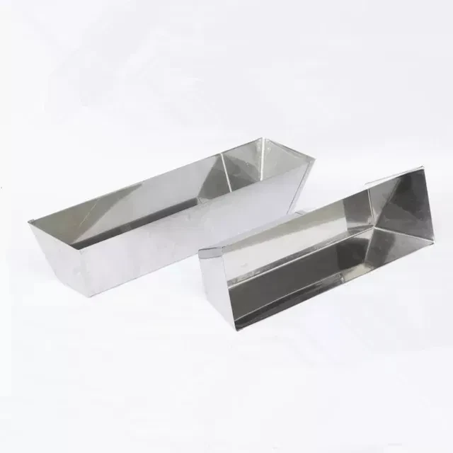 Tub for putty made of stainless steel 30 cm