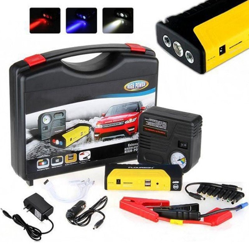 Multifunctional Starter Kit High Power Jump starter for car and compressor