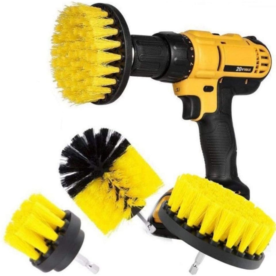 Drill Brush 360 Attachments 3 Pack Kit