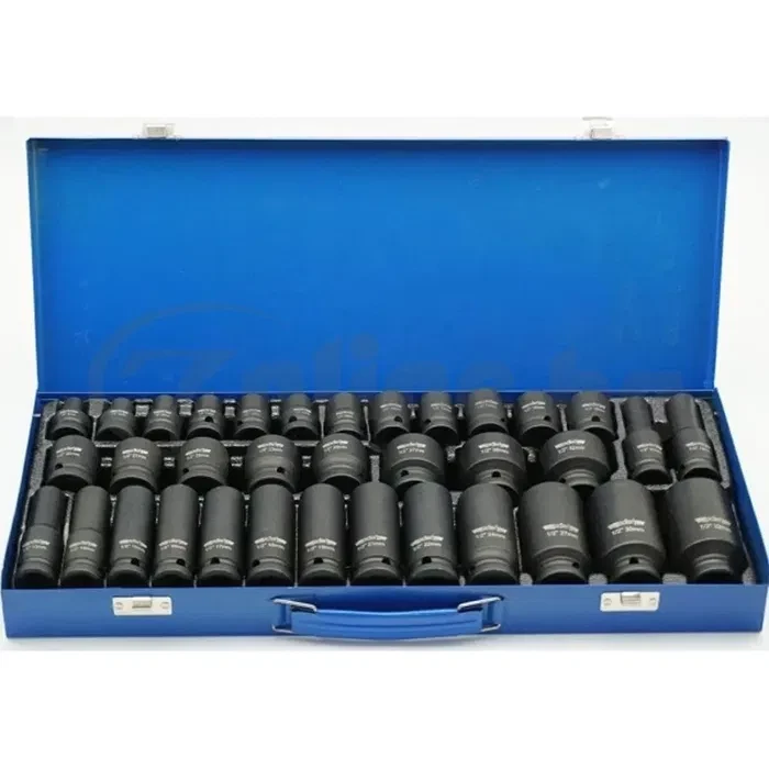 Impact sockets/ inserts Hawek 35 Quantity in a metal case Reinforced inserts